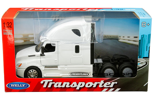 4 Pack Freightliner Cascadia Semi Tractor Truck Rig Diecast 1:32 Welly 12 inch