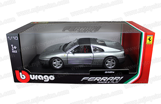 Bburago 1:18 Ferrari Race & Play - Ferrari 348 TS (grey)