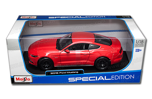 Red for sale online Maisto 1:18 Scale 2015 Ford Mustang Diecast Vehicle