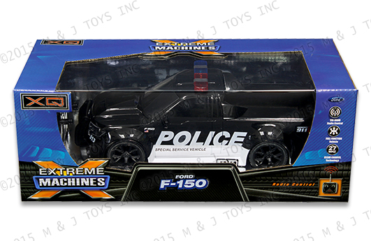 1/18 Scale 2014 Ford F-150 Pick Up Police Car Radio Remote Control w/Light R/C 