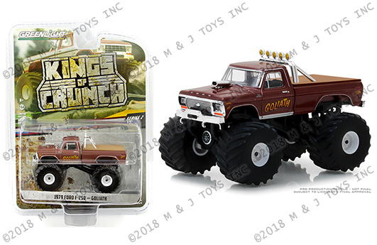 1:64 Kings of Crunch Series 2 Goliath 1979 Ford F-250 Greenlight 