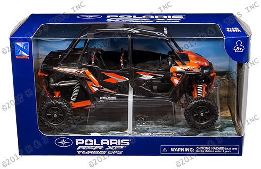 Polaris RZR XP Turbo EPS Quad ATV Noir Échelle 1 18 de NewRay for sale online 