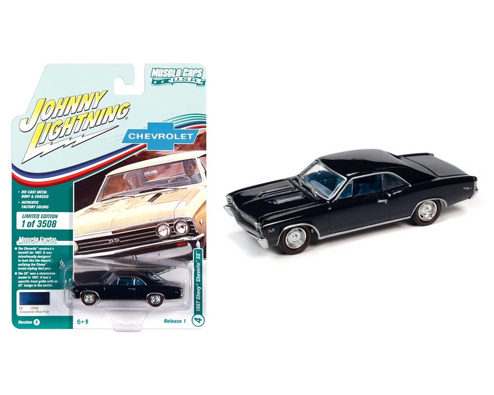 Johnny Lightning 2018 Hot Rod Power Tour 1967 Chevy Chevelle SS 1:64 Diecast