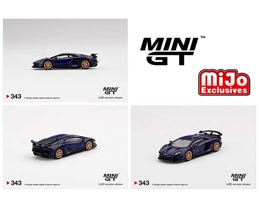 (Preorder) Mini GT 1:64 Mijo Exclusive "Lamborghini Aventador SVJ Viola Aletheia"