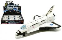 5.5 inch white space shuttle with light and sound in display tray