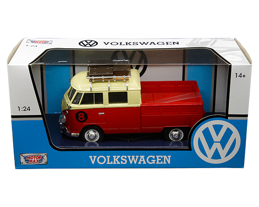volkswagen combi t2 pickup-with roof rack Motormax 1//24 79582r