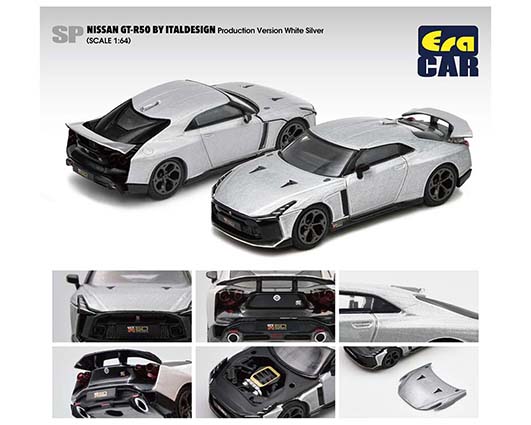 Era Car 1:64 MiJo Black Nissan GT-R50 By Italdesign Die-cast Model Car ESPMJ002B