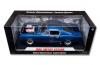 Shelby Collectibles 1:18 1965 Shelby GT350R with Black Stripes and Engine Blower Blue