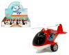 Display Tray Plane Mini Air Whale Helicopter (Red-Orange-White)