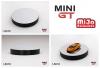 Mini GT 5" Display Turntable Black with Mirror Surface