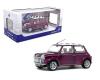 Solido 1:18 Mini Cooper 1.3i Sport Pack with BKWH Checker Burgundy