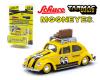 Tarmac Works x Schuco 1:64 Volkswagen Beetle With Roof Rack and Luggage Mooneyes - Low Ride Height