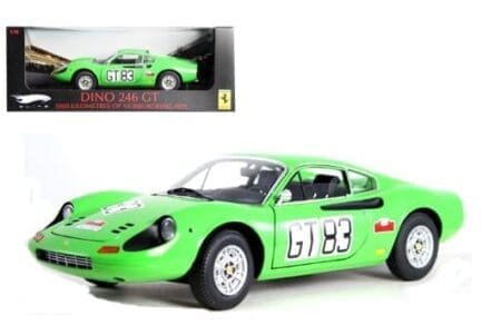 Hot Wheels 1:18 Ferrari Dino 246 1000km Nurburgring #83 - Elite Series