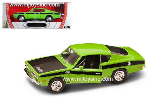 1969 Plymouth Barracuda 1/18(サブライムグリーン) ROAD SIGNATURE 1:18 1969 PLYMOUTH BARRACUDA Lime Green