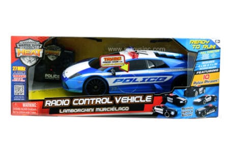 JADA 1:16 RADIO CONTROL HEAT LAMBORGHINI LP640 POLICE
