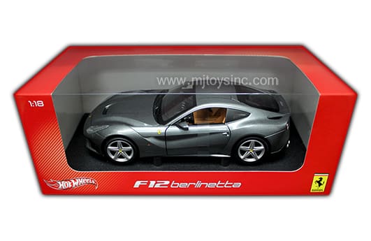 HOT WHEELS 1:18 FOUNDATION FERRARI F12 BERLINETTA - M & J