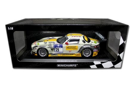 MINICHAMPS 1:18 MERCEDES-BENZ SLS AMG GT3 - ROWE RACING #21