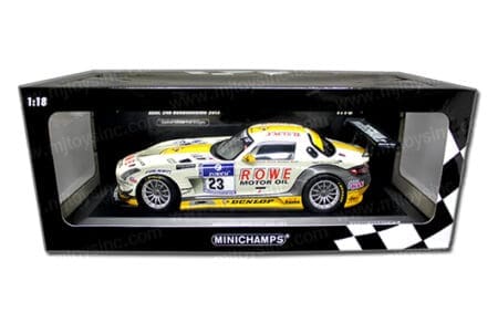MINICHAMPS 1:18 MERCEDES-BENZ SLS AMG GT3 - ROWE RACING #23