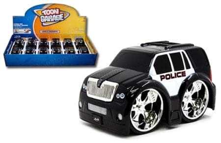 Jada 3.5" DISPLAY Toon Garage 2003 Lincoln Navigator Police