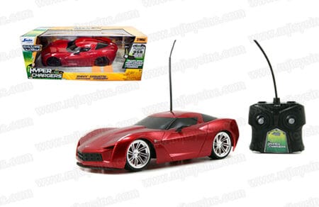 JADA 1:16 RADIO CONTROL - HYPER CHARGERS - 2009 CHEVROLET CORVETTE STINGRAY CONCEPT