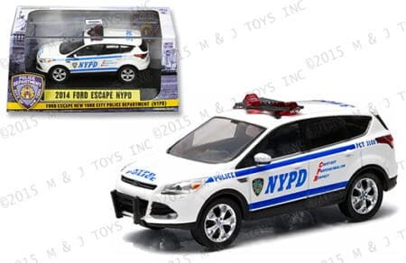 GREENLIGHT 1:43 2014 FORD ESCAPE NEW YORK POLICE DEPARTMENT (NYPD)