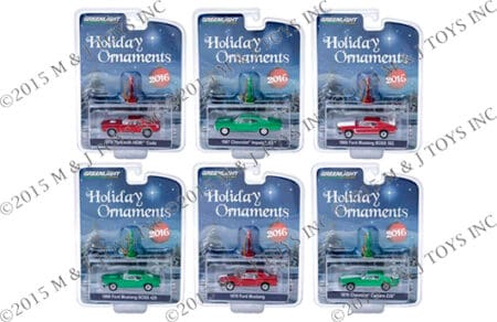 GREENLIGHT 1:64 HOBBY EXCLUSIVE - HOLIDAY ORNAMENTS SERIES 1