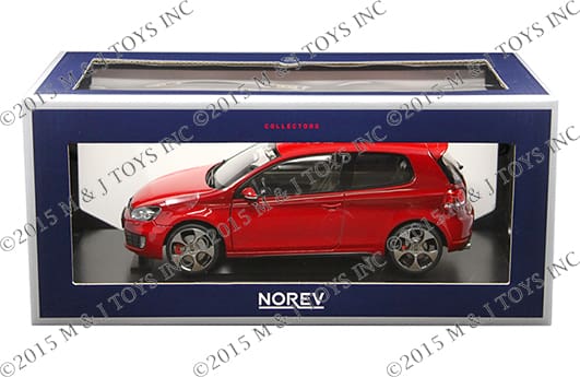 NOREV フォルクスワーゲン・ゴルフGTI 2009 1/18 NOREV 1:18 2009 VOLKSWAGEN GOLF GTI - M & J Toys Inc. Die