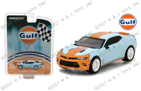 GREENLIGHT 1:64 HOBBY EXCLUSIVE - 2017 CHEVROLET CAMARO SS - GULF OIL