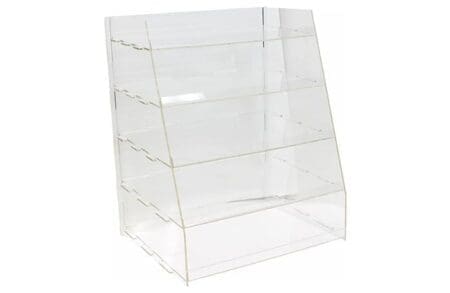 Acrylic Counter Display with Five Shelves (Fits most 1:24, 1:32, 1:43, & 1:64 scale cars)