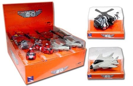 NEWRAY 2.5" MINI PLANES AND HELICOPTERS PVC COVER