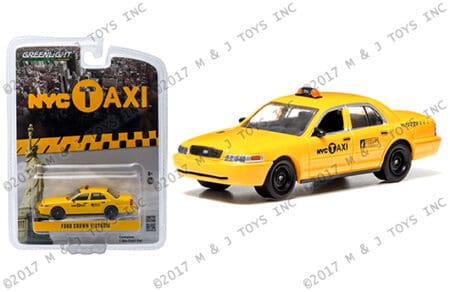 Greenlight 1:64 Hobby Exclusive - 2011 Ford Crown Victoria - New York City (NYC) Taxi