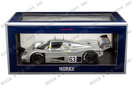 Norev 1:18 Sauber-Mercedes C9 Winner France 24th June 11th, 1989 Mass/Reuter/Dickens