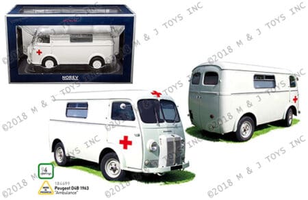NOREV 1:18 1963 PEUGEOT D4B AMBULANCE