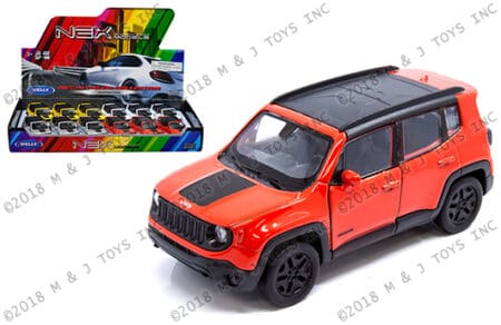 Welly 5" Display - 2017 Jeep Renegade Trailhawk (4 Colors)