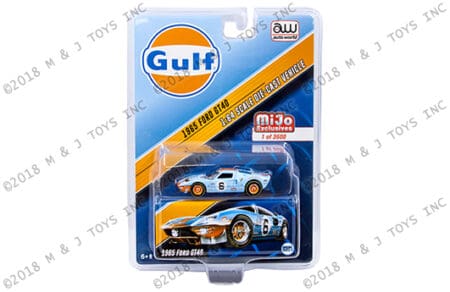 Auto World 1:64 MiJo Exclusives - 1965 Ford GT40 - Gulf # 6