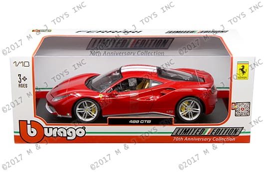 Bburago 1:18 Limited Edition 70th Anniversary Collection