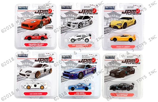 Jada 1:64 Metals - JDM Tuners - Wave 2 Assortment - M & J