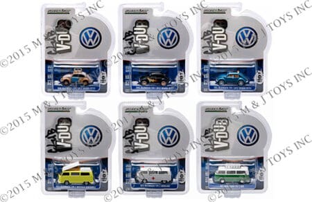 GREENLIGHT 1:64 CLUB V-DUB SERIES 3 ASSORTMENT 6 STYLES