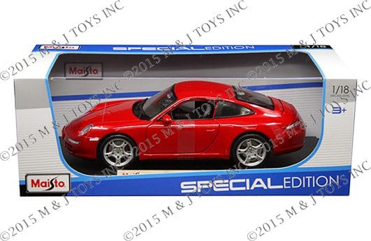 1/18 マイストMaisto Porsche 911 Carrera 特別版 MAISTO 1:18 SPECIAL EDITION - PORSCHE 911 CARRERA S - M & J