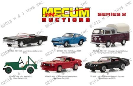 Greenlight 1:64 Mecum Auctions Series 2 Assortment