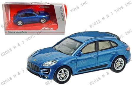 [Preorder] Schuco 1:64 Porsche Macan Turbo (Blue)