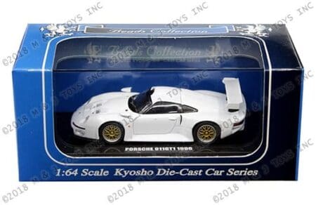 Kyosho 1:64 Beads Collection - Porsche 911 GT1 1996 (White)