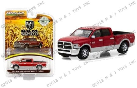 Greenlight 1:64 Hobby Exclusive - 2018 Ram 2500 Big Horn - Harvest Edition (Case IH Red)