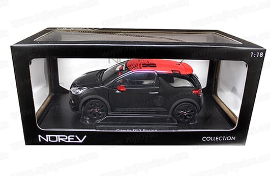 NOREV 1:18 2013 CITROEN DS3 RACING LEOB WITH RED ROOF - M & J Toys