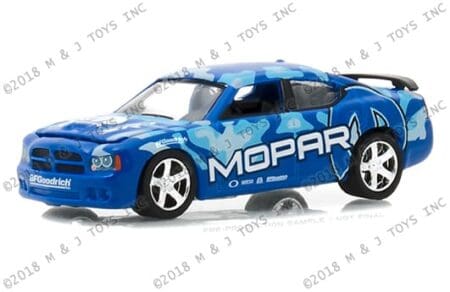 Greenlight 1:64 Hobby Exclusive - 2008 Dodge Charger SRT8 MOPAR (Blue)