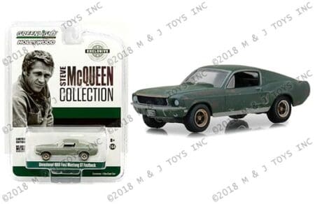 Greenlight 1:64 Hollywood Hobby Exclusive - Steve McQueen Collection - Unrestored 1968 Ford Mustang GT Fastback