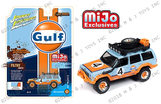 JOHNNY LIGHTNING ミニカー　ガルフ 2種　MIJO Johnny Lightning Minicar Gulf 2 Types Mijo | eBay