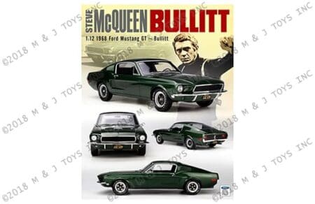 ACME 1:12 Steve McQueen Bullitt - 1968 Ford Mustang GT (Green)