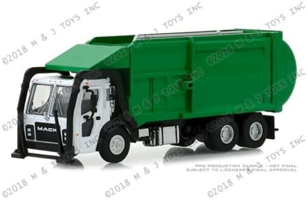 Greenlight 1:64 SD Trucks Series 6 - 2019 Mack LR Refuse Truck (White/Green)