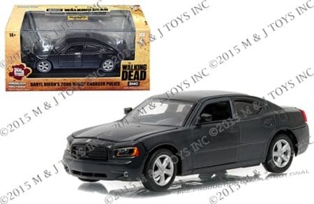 GREENLIGHT 1:43 HOLLYWOOD - THE WALKING DEAD - DARYL DIXON'S 2006 DODGE CHARGER POLICE